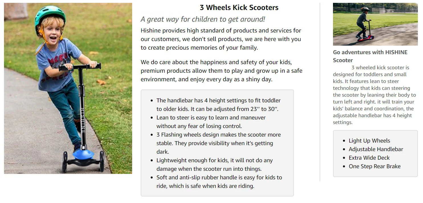 Wholesale cheap adjustable height kid kick scooters with three wheel