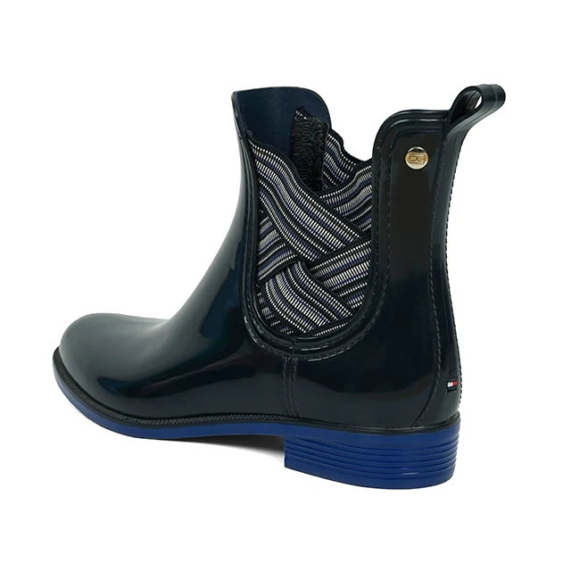 
Chelsea New Fashion PVC Comfortable Rain Boots for women ladies anti-slip wellies waterproof rain shoes 