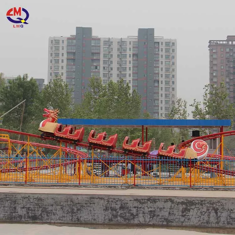 Парк развлечений мини-раздвижные каботажные горки дракона поезд дракон дешевые