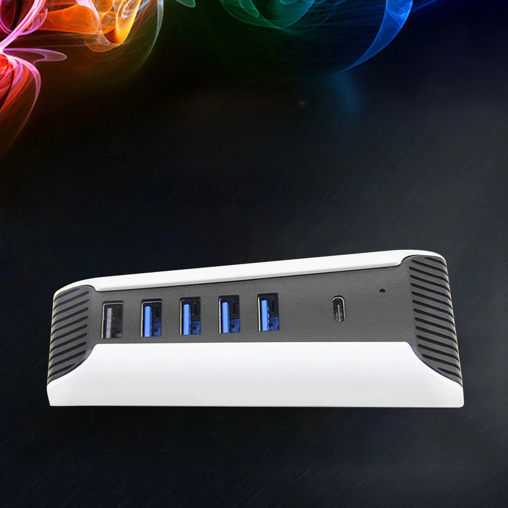 New trend 5 in1 USB Splitter Expander Hub For PS5 USB Hub USB3.0 Splitter Expander Extension High Speed Port Adapter for PS5