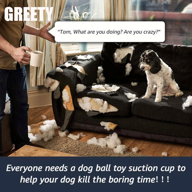 Игрушка для животных GREETY Многофункциональная игрушка Amazon интерактивные веревки собак самостоятельная игра резиновый жевательный шар с