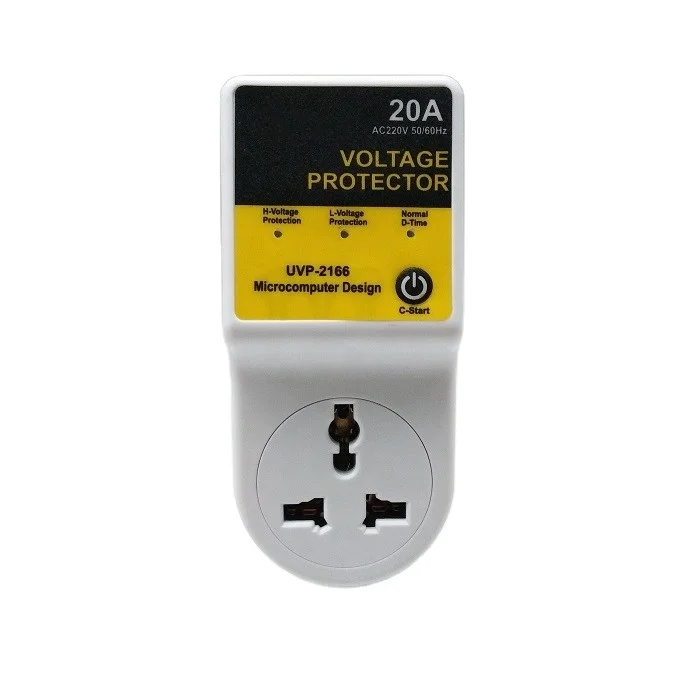 230V High Low Voltage protector 10A 16A 20A with UK/EU/AU/USA Plug