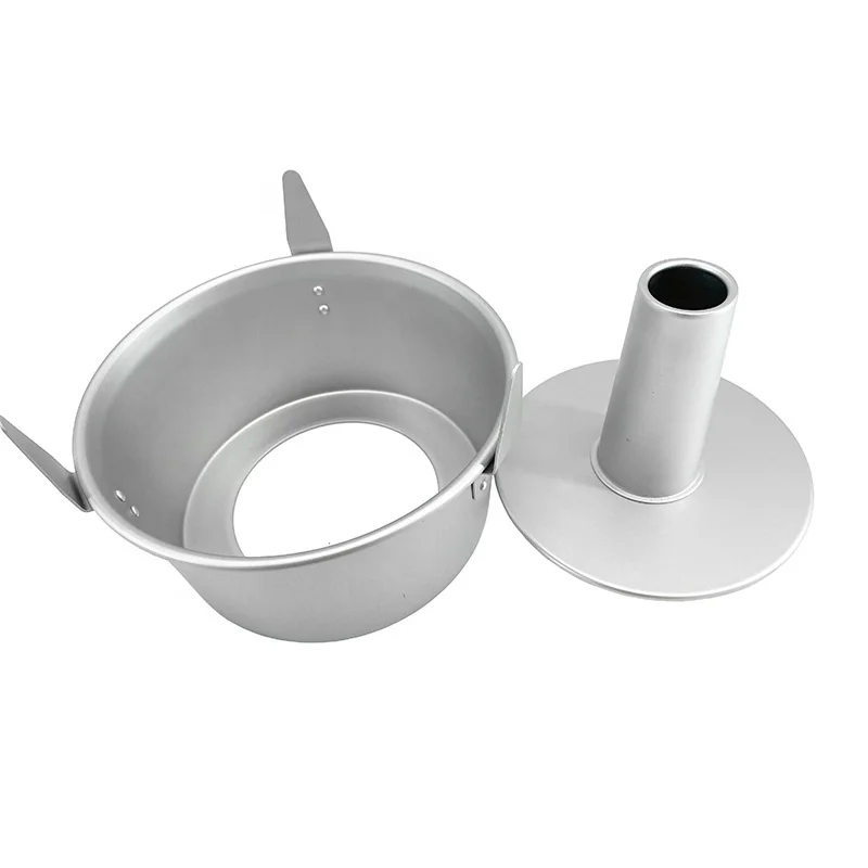 Custom Anodized Aluminum Cake Baking Pan Bundt Pound Angel Cake Mould Pan Bakery Tube Mold for Baking