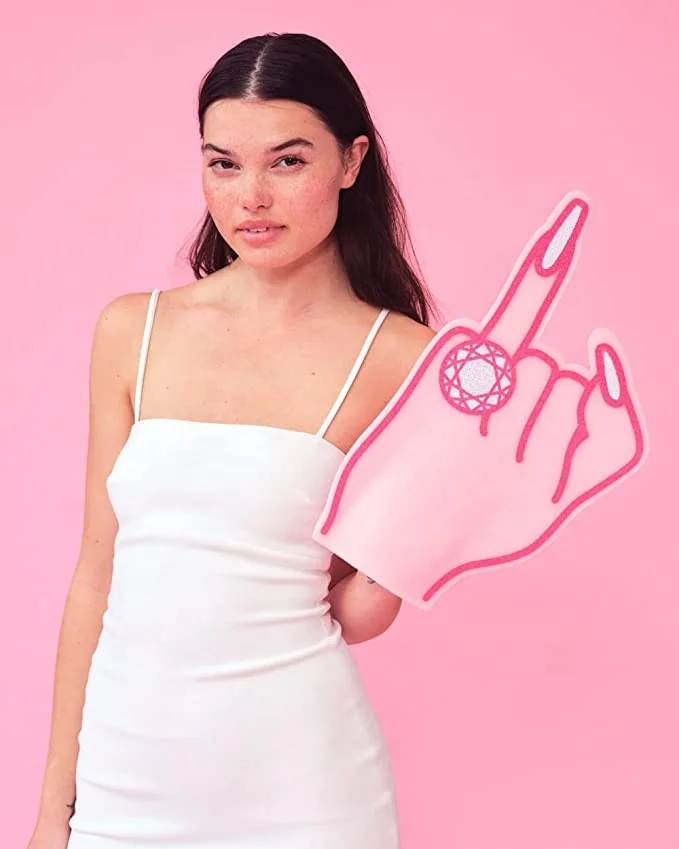 Девичник, подарок на вечеринку, украшение XL, помолвка, пенопластовое кольцо, палец | Невеста для помолвки