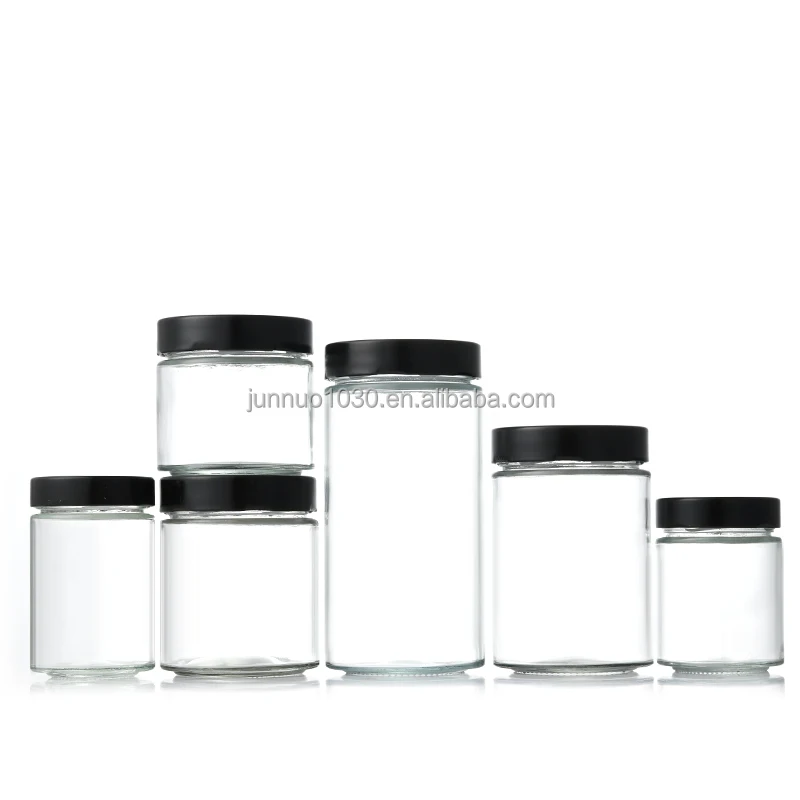 
wholesale pickles bottle caviar bottle mini jam jars bottles for honey 380ml glass storage jar 