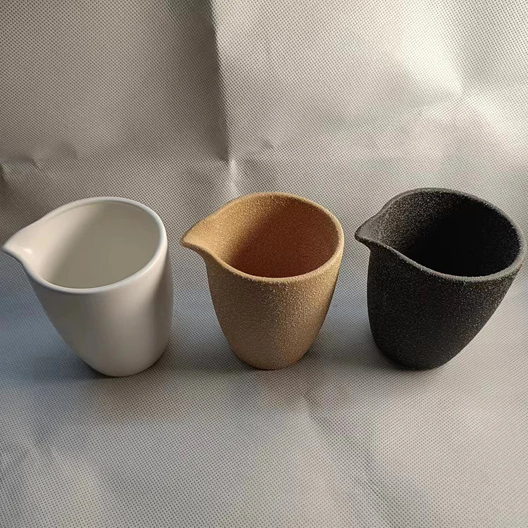 Pink Massage Ceramic candle jars with Spout