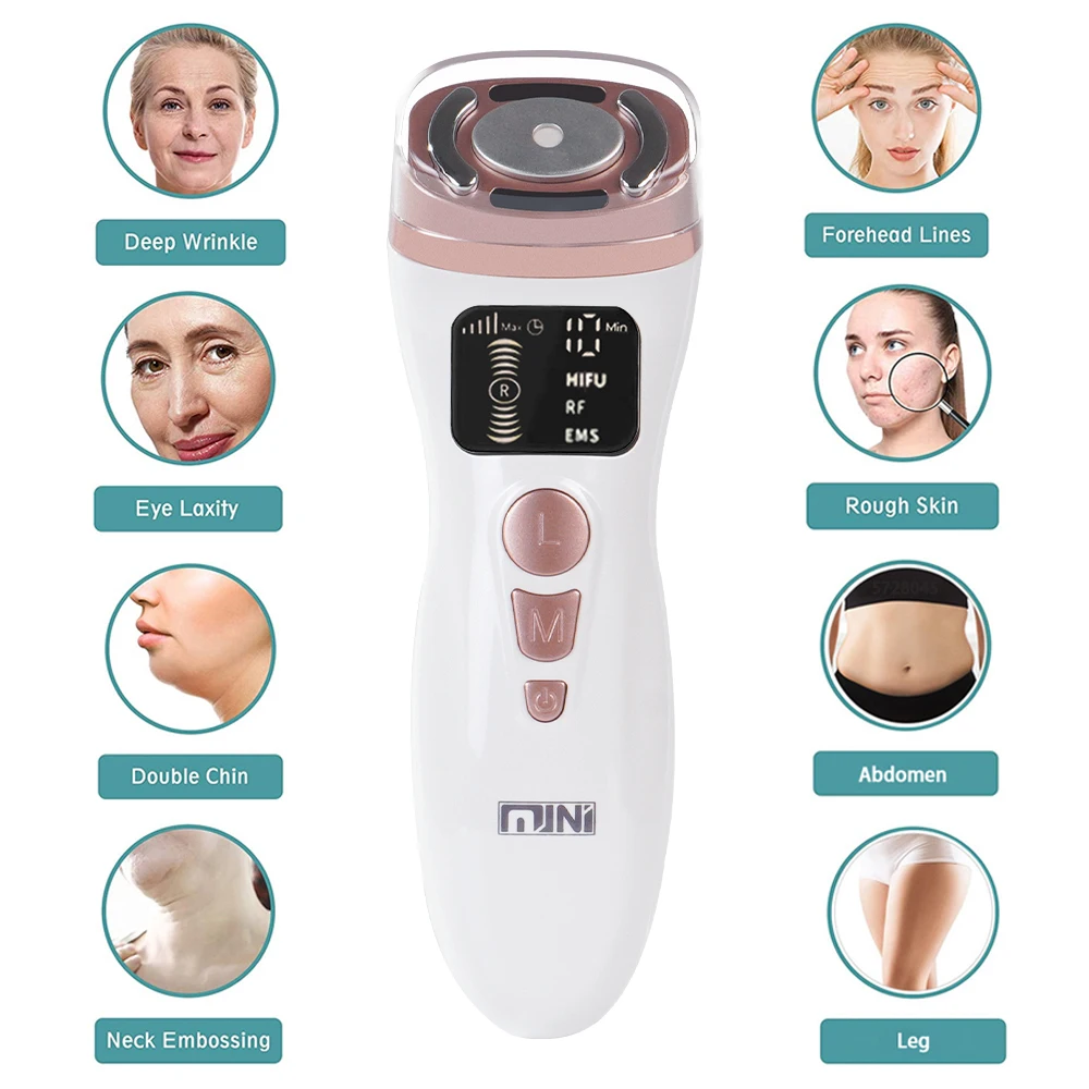 Mini Red Light Sculpting Tool Increase Collagen Absorption Facial Face Lift Beauty Massager Skin Tightening Anti Aging Device