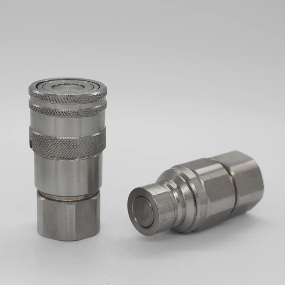 BSPP 1/2 'плоская поверхность 304 нержавеющая сталь БЫСТРОРАЗЪЕМНАЯ муфта ISO16028