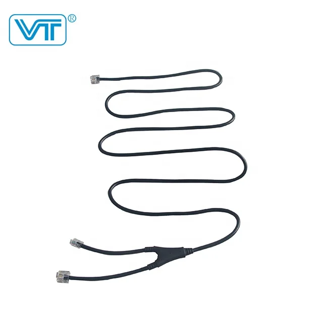 
Electronic Hookswitch cable for Unify(Siemens) ,Aastra,Hanlong, and Tiptel Phones 
