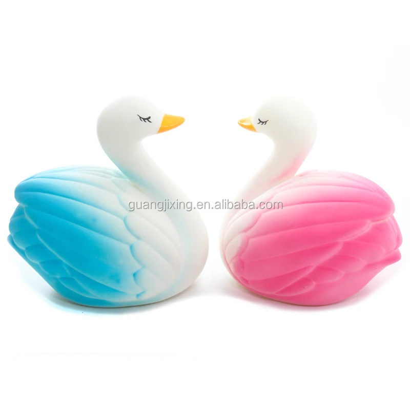 Soothing Baby Fun Design Swan Animal Light Night Lamp for Kid