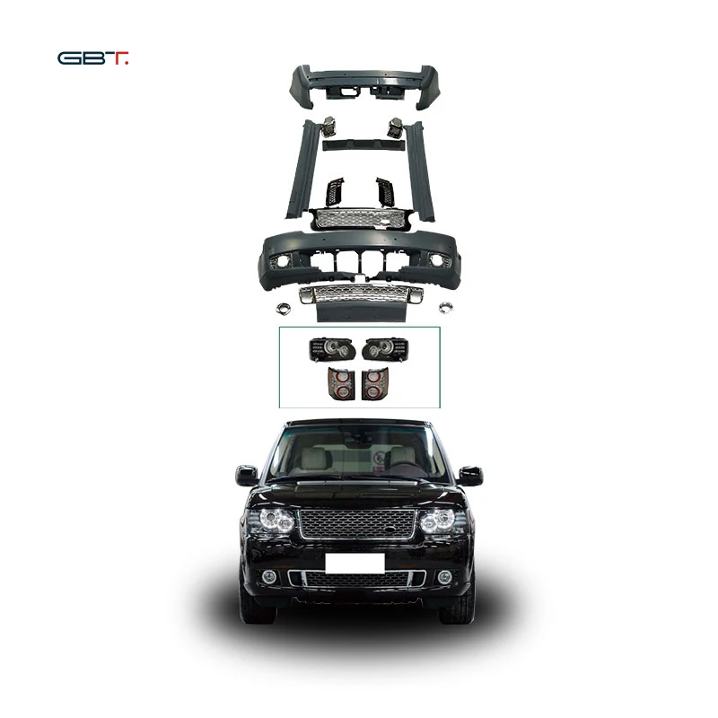 Car Parts And Accessories Bumper Headlight Rear Light For 2005-2012 GBT Land Rovers Bodykit Range Rover Vogue Model