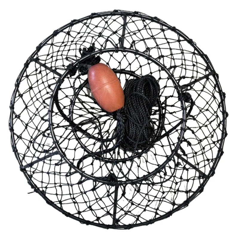 UFO lobster crab trap 36inch wire weighted trap with rope and float customized size