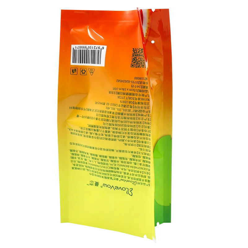 250g 500g 1kg Custom Printed Mylar Plastic Bags Heat Seal Resealable Side Gusset Bag Aluminum Foil Bag For Wet Tissue