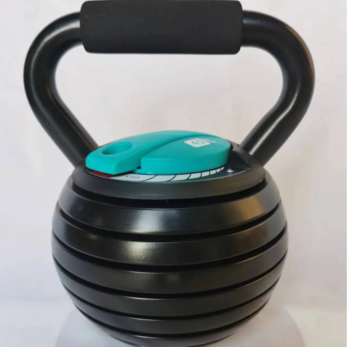 wholesale custom Kettlebell Adjustable Monkey 20lb  40lb  Kettlebell Black Cast Iron Powder