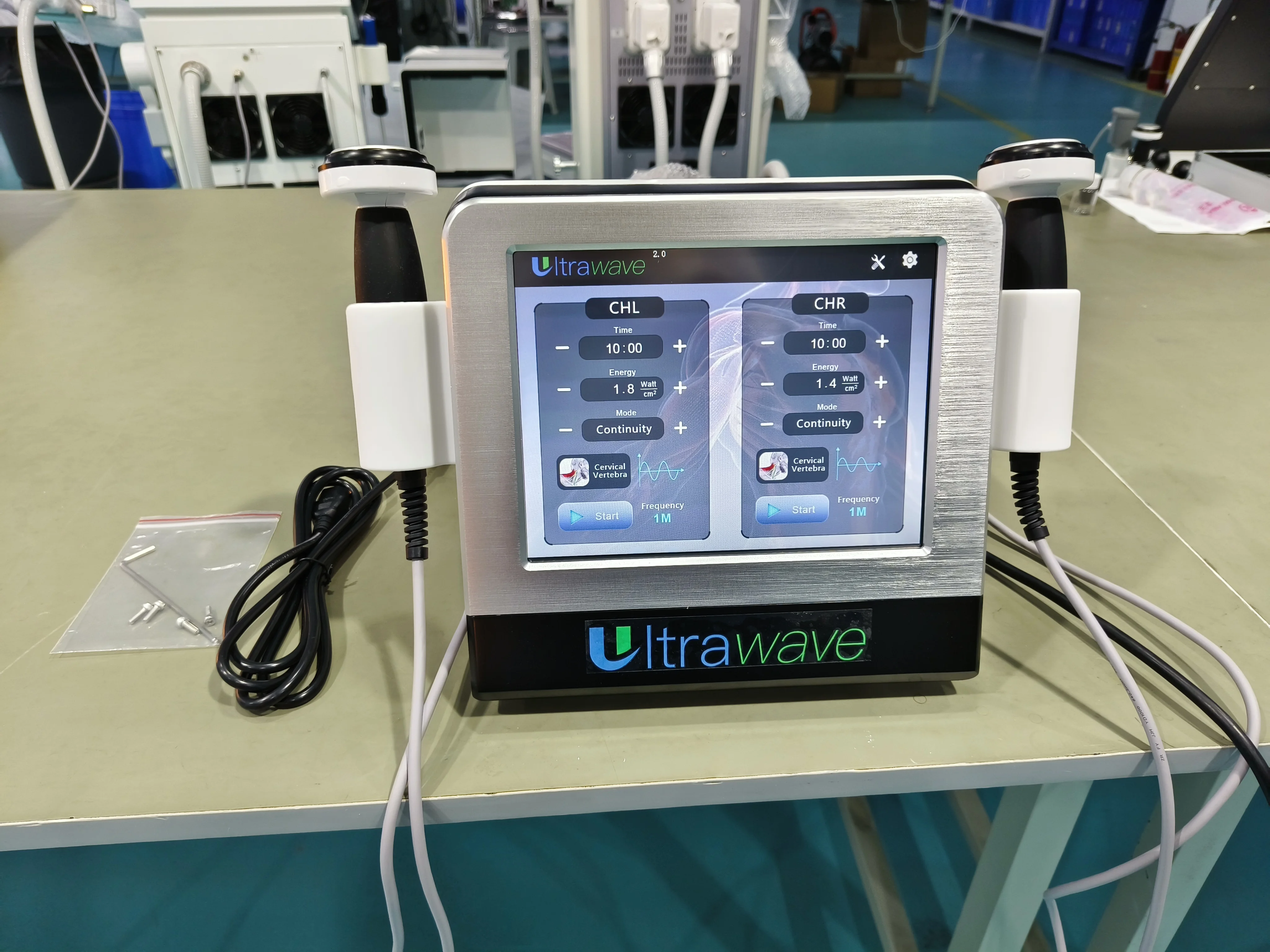 Portable ultrasound therapy machine physiotherapy