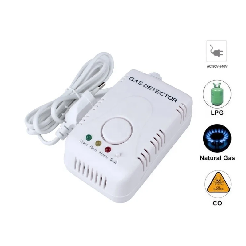 Factory Custom Home Combo Alarms Kitchen LPG Natural Gas and Carbon Monoxide CO Detector