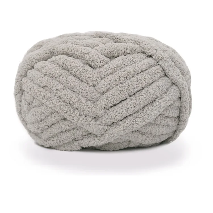 Hand Knitted Soft Chunky Blanket Wholesale Chenille Yarn