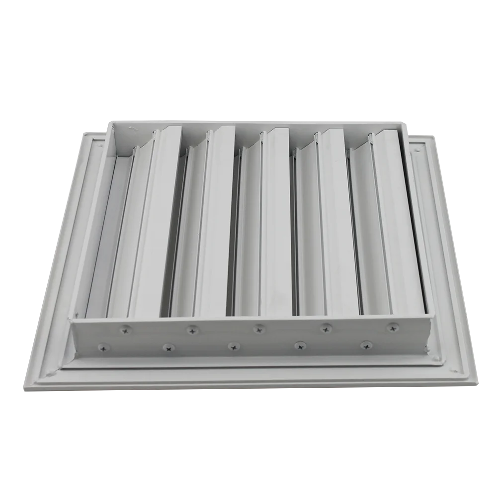 Air conditioning decorative vent grille cover wall aluminum exterior louver