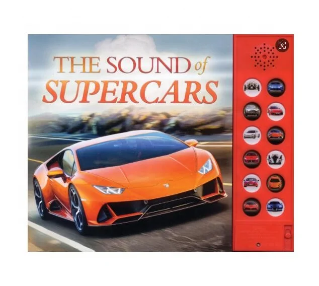 The Sound of Supercars children interactive sound book