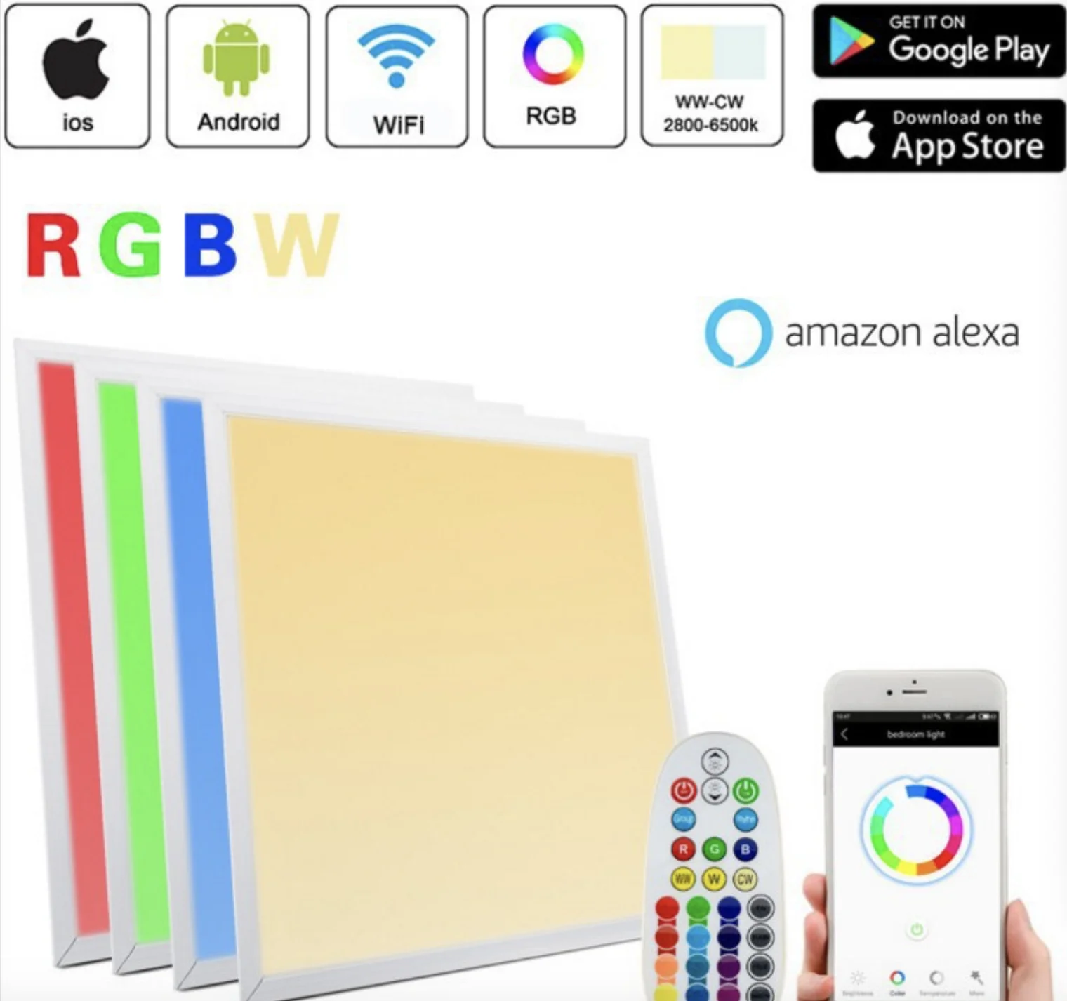 Cheap Factory Price S Smart Panel Light Smart Panel Light Quickly Delivery Time