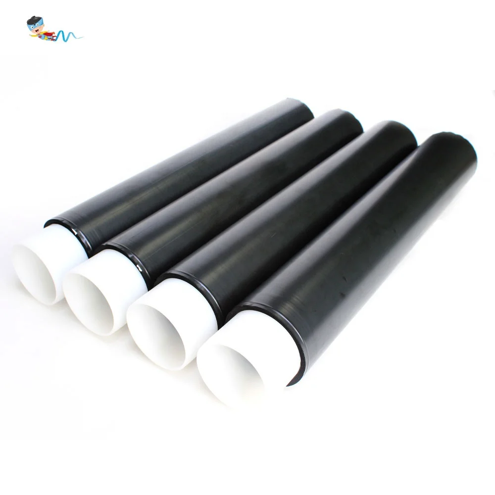 2- Black Color Polyimide Pi Film with Silicone Glue Kaptons Self Adhesive Tape Log Roll Jumbo Roll Factory Supplier Manufacturer
