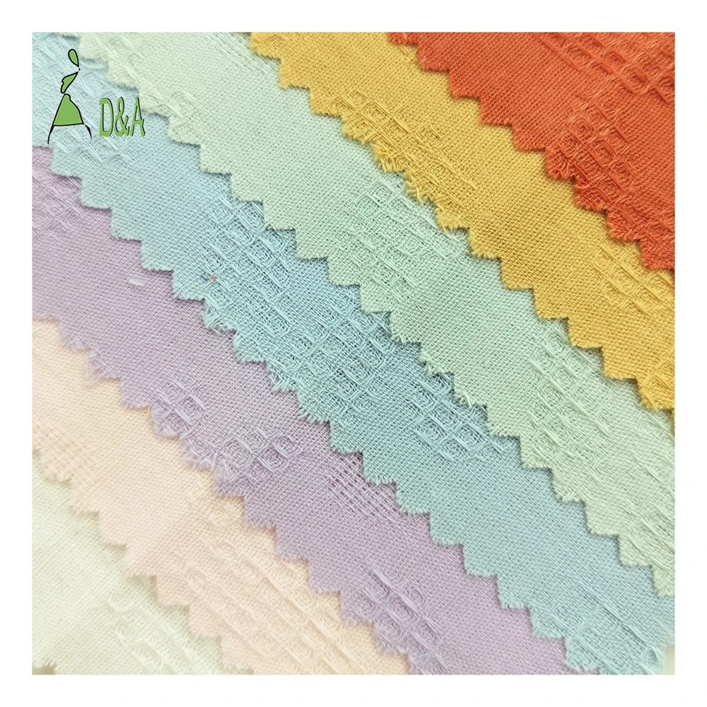 Wholesale Woven Brocade Jacquard Fabric 100%Cotton For Woman Dresses Material