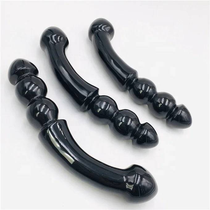 high quality  black obsidian  Crystal Massage Wands Women Sexy Yoni Crystal Dildos yoni healing stick