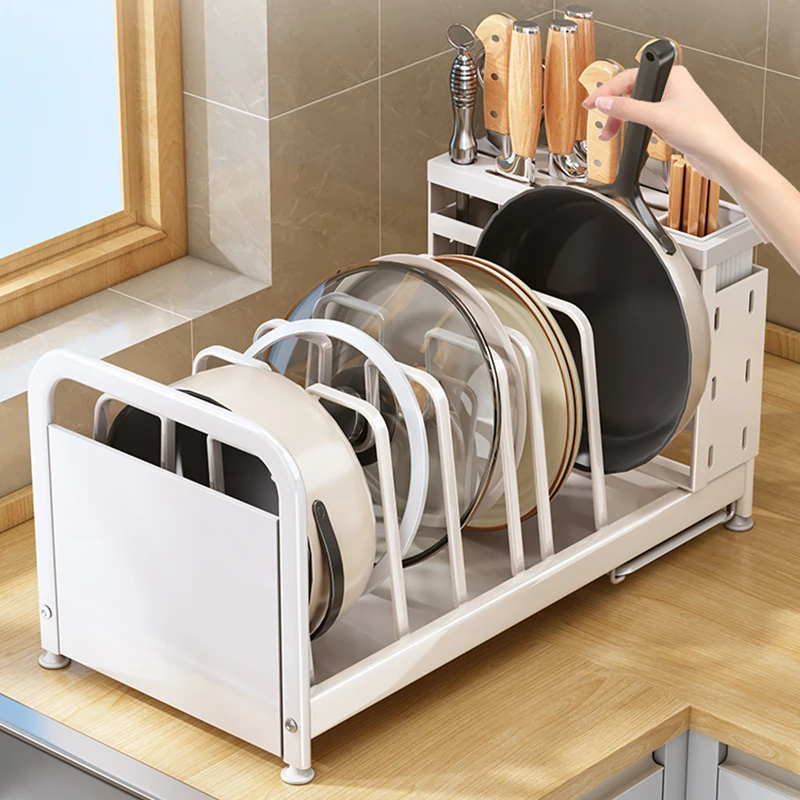 tableware kichen accessories shelf organizer plate tray cabinet adjustable dish drain bowl chopstick knife utensils storage rack