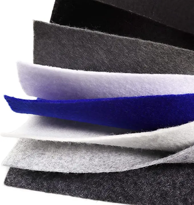 Craft Felt Fabric Wholesale Recycled Non Woven Fabric Nonwoven Industry Felt Plain 5mm 9mm 10mm Thick Wool Felt Manufacturer