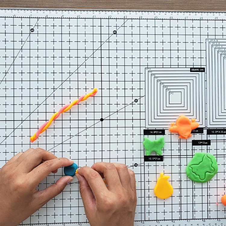 
Art supplies tempered Glass Cutting Mat Grid 