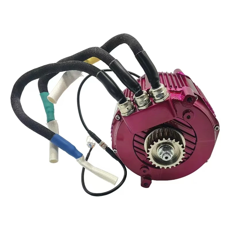 High Efficiency 96V 20KW  DC Brushless Motor BLDC Mid Mounting Motor