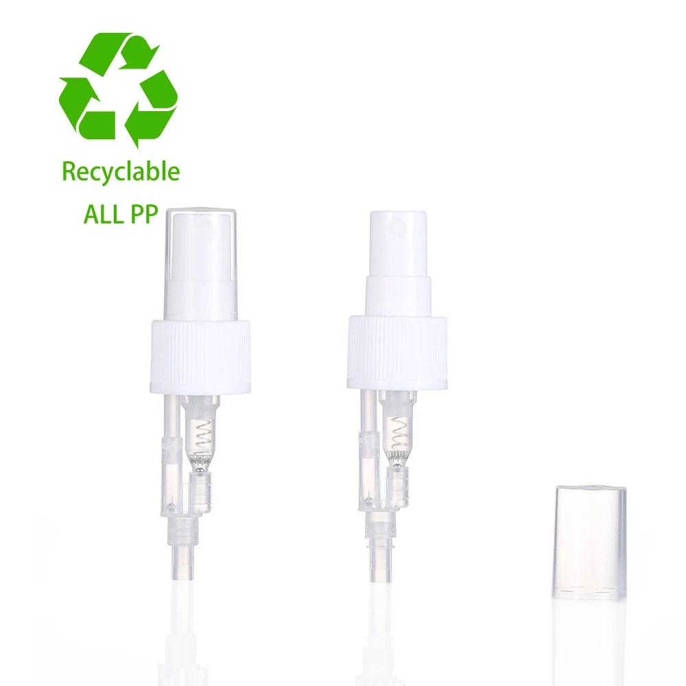 White plastic 24/410 upside down oil pump 360 degrees down fine mist sprayer pump