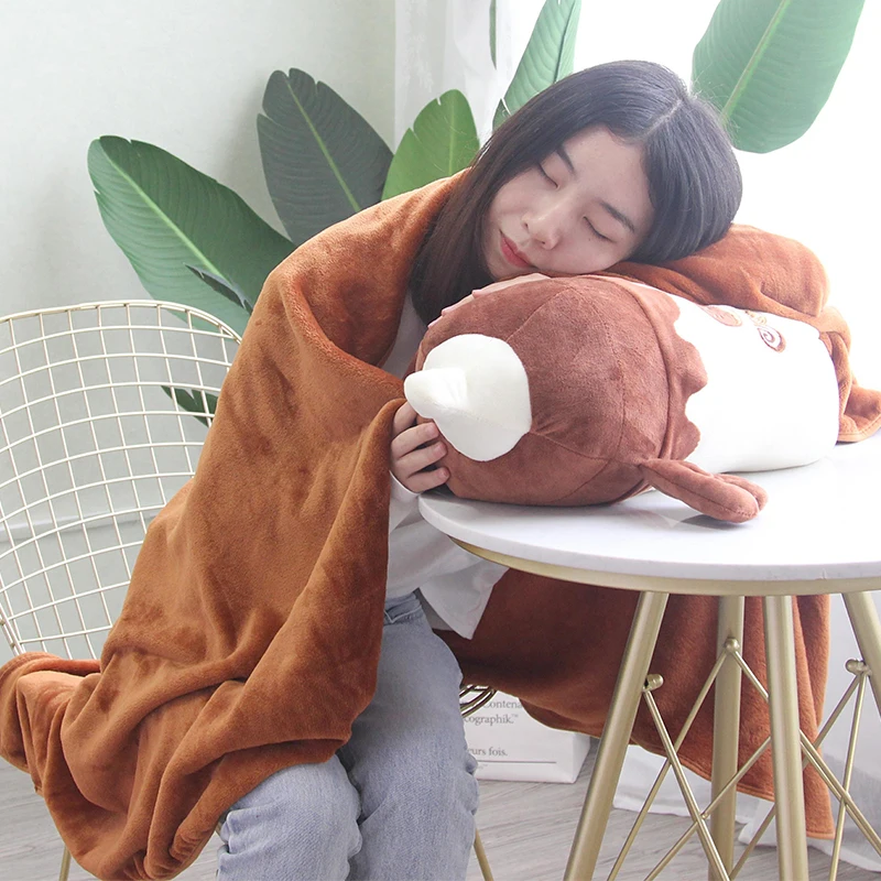 milk bottle shape short naping air conditioning Flannel blanket soft stuffed plush pillow Car Home Sofa Pillow
