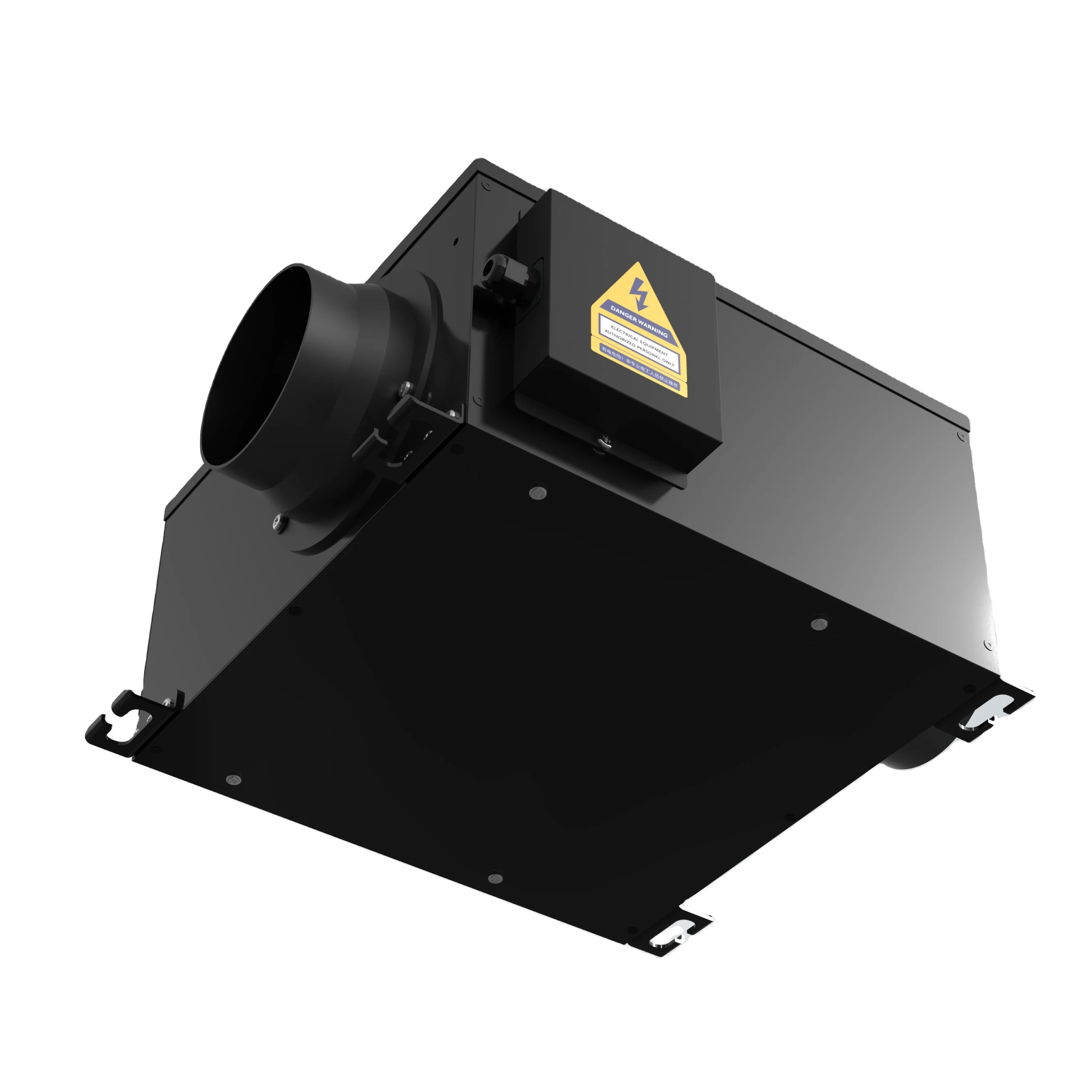 MIA 2000m3/h Industrial DC Brushless Fan Centrifugal High Wind Pressure Ventilation Air Exhaust Fan for Office Building