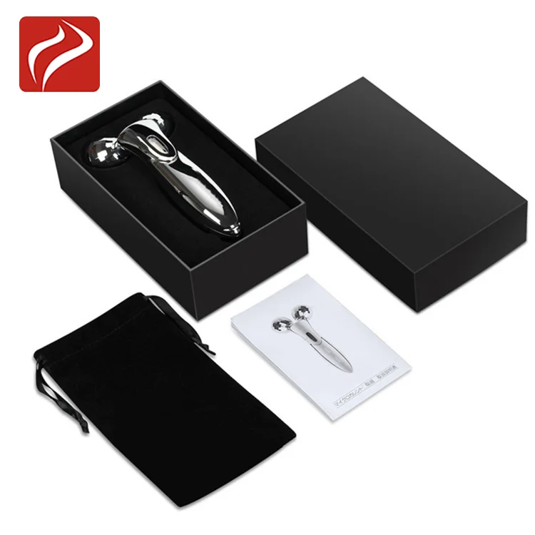 Новые товары 2020 Серебряный 3D массажный ролик массажер для лица