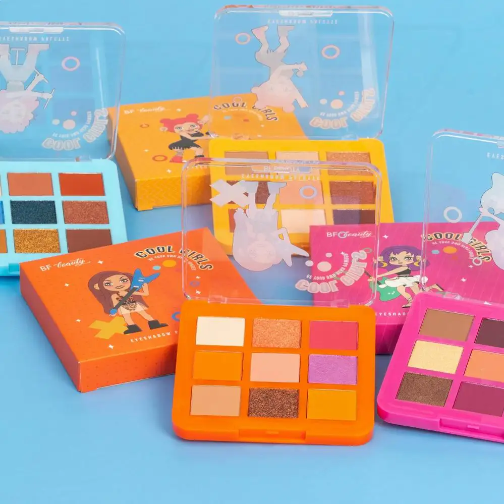 High Pigment Custom Eye Nude Rose Eyeshadow Palette Custom Cruelty Free Private Label Cool Girls Eyeshadow Palette