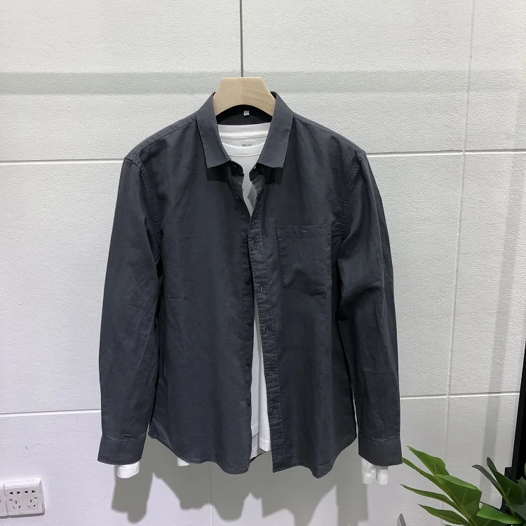 High Quality 100 Cotton Plain Uniform White Shirt