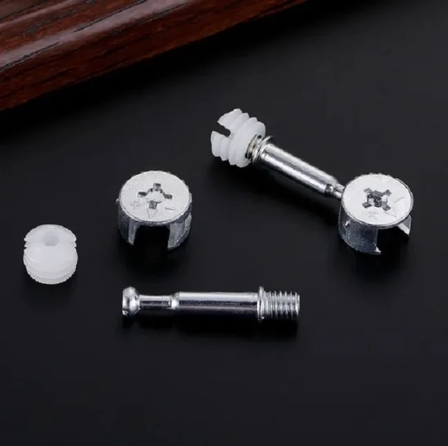 Topcent Minifix Metal Eccentric System Connector Bolt Connecting Screws Furniture Set Tool Mini Fix Cam And Dowel