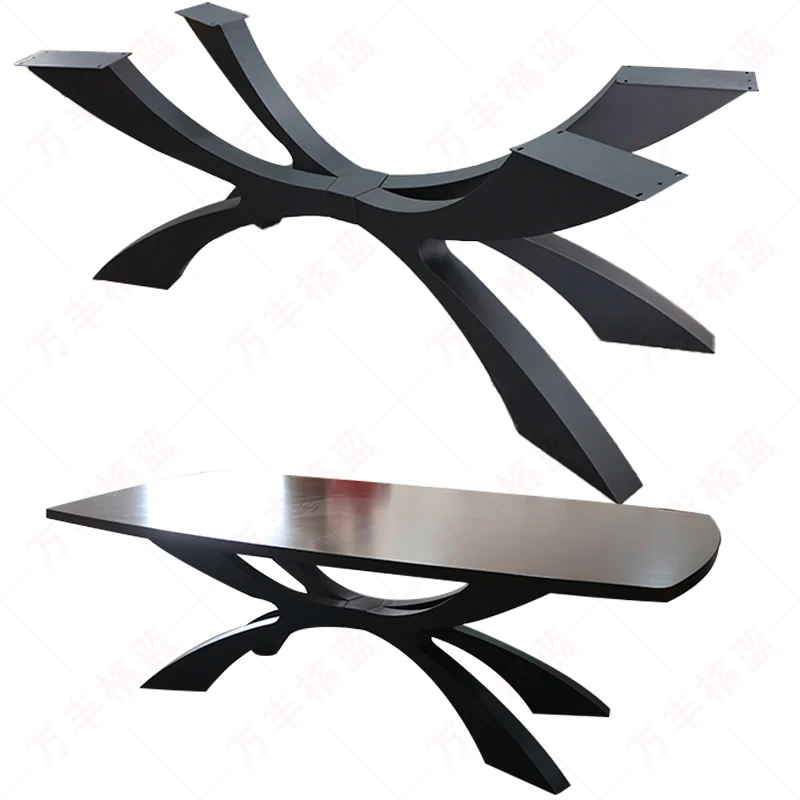 Wanfeng металлическая фурнитура для большой мебели из кованого железа ножки столов чугунная основа обеденного кофейного стола