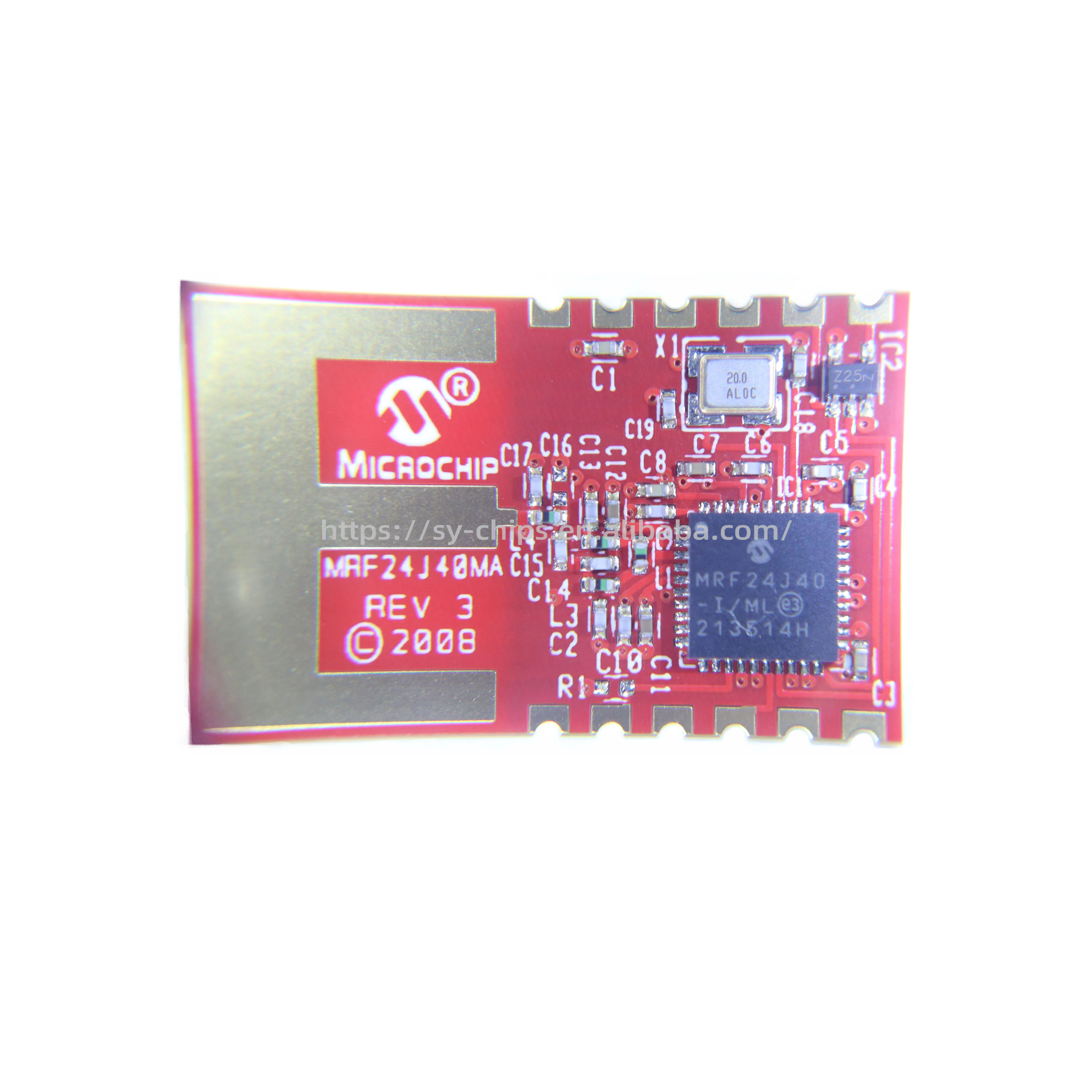 ID/RM SY Chips IC 802.15.4 2,4 GHz IEEE 802.15.4 модуль приемопередатчика MRF24J40MA-I/RM