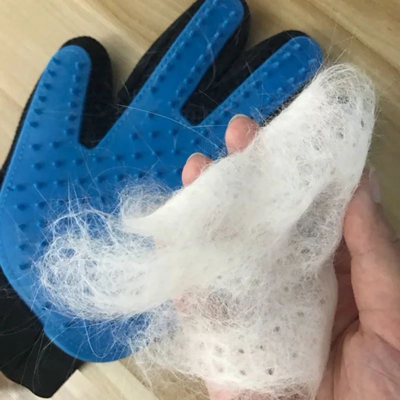 Pet Cat Grooming Brush Hair Remove Glove Cat Dog Cleaning Massage Deshedding Tool cat  Gloves accessories