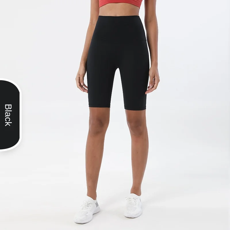 Drop shipping Wholesale Black Spandex Slimming Stretchy Running Workout Butt Lift Leggings Dance Yoga Biker Shorts