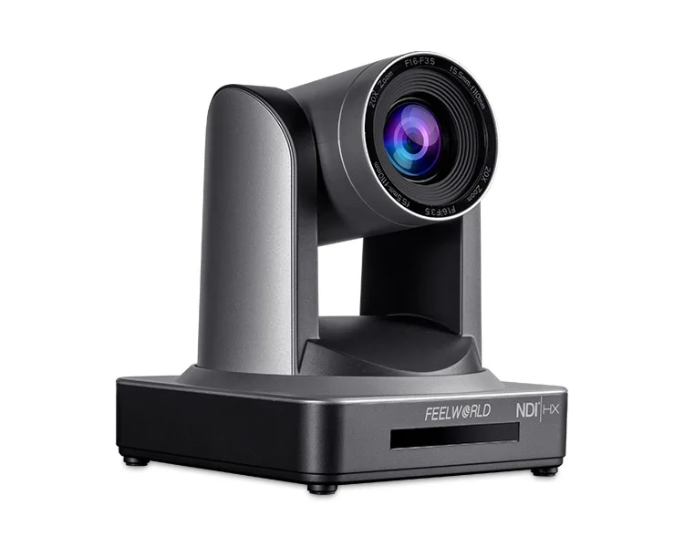 FEELWORLD NDI20X Simultaneous USB/3G-SDI/HDMI/NDI/IP Live Streaming PTZ Camera with 20X Optical Zoom 1080P@60fps PoE Supported