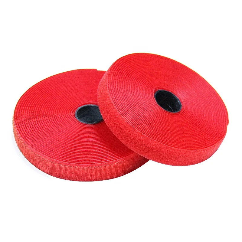 Reusable nylon cable tie  back to back hook loop cable management hook and loop cable wire organizer