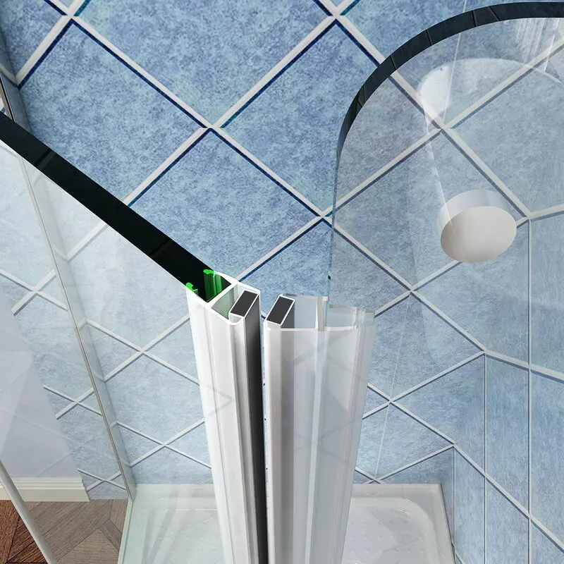 Corner Wet Room Neo Angle Bathroom 38X38 Shower Kit Enclosure Hinge Shower Door Shower Cabinet Enclosure