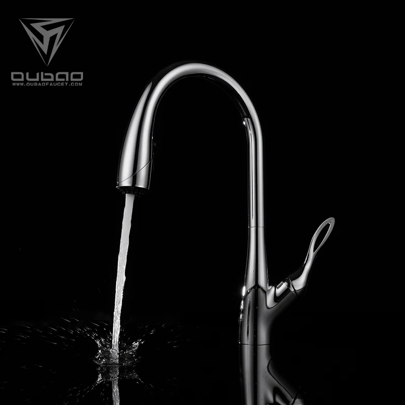 Kaiping factory brass goose neck kitchen sink water mixer tap