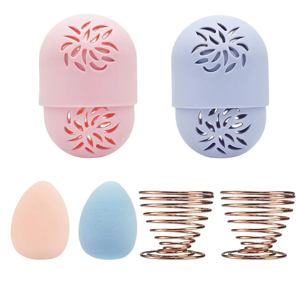 
Silicone Makeup sponge holder Powder puff stand Puff storage Egg Sponge Stand Puff Blender Sponge Holder Drying Stand Colorful 