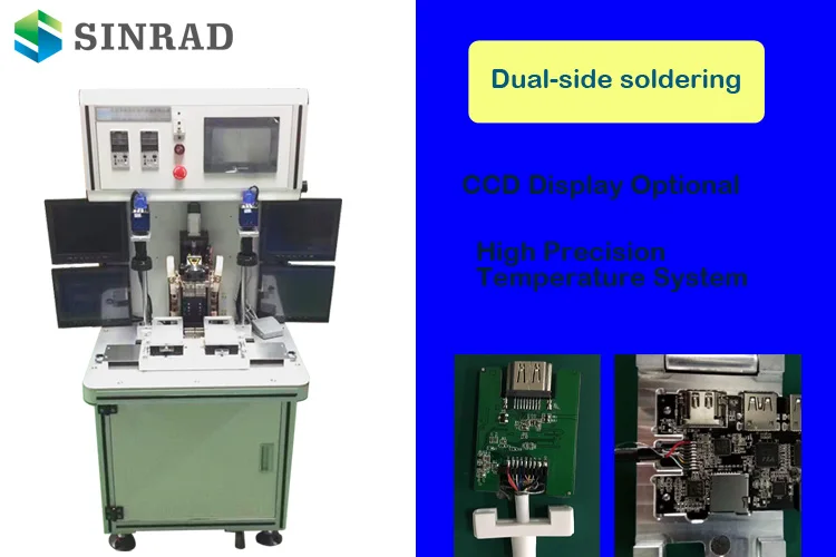 Dual side soldering medical flat cable soldering machine hot bar soldering machine