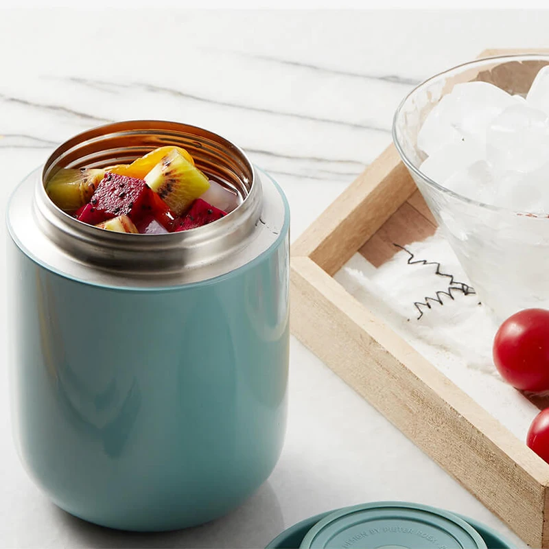 Xiaomi Mijia BergHOFF Insulation Tank 750/500ml Stainless Steel Braised Beaker 24h Thermos Food Container Multi-Purpose Mini Pot