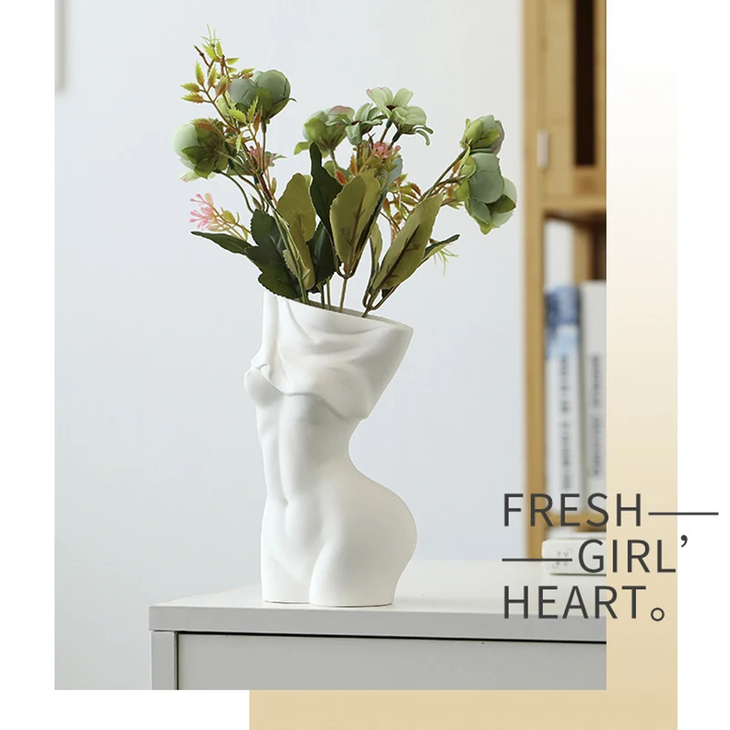 The most creative 3D human body vase silicone mold DIY flower pot pen holder resin silicone mold